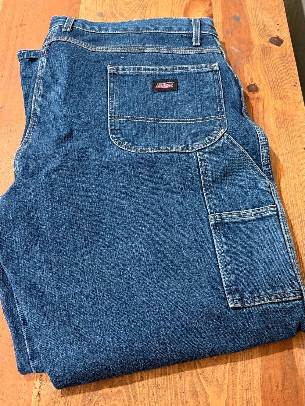 Dickies Men's Dark Blue Relaxed Carpenter Jeans